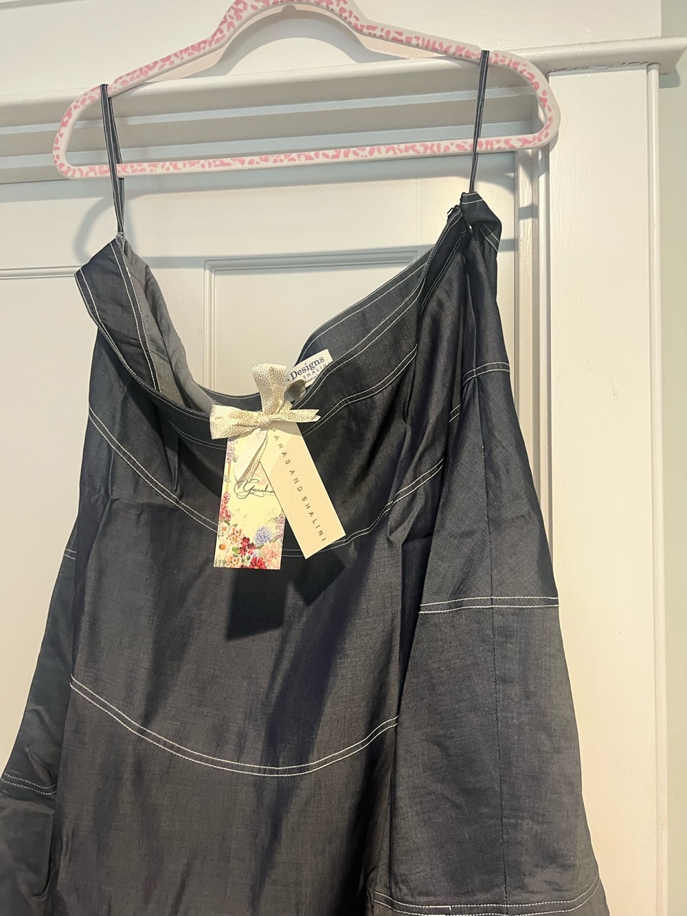 Anthropologie Geisha Designs
Floriana Denim Tiered Skirt - Sz 14 NWT - Picture 6 of 16
